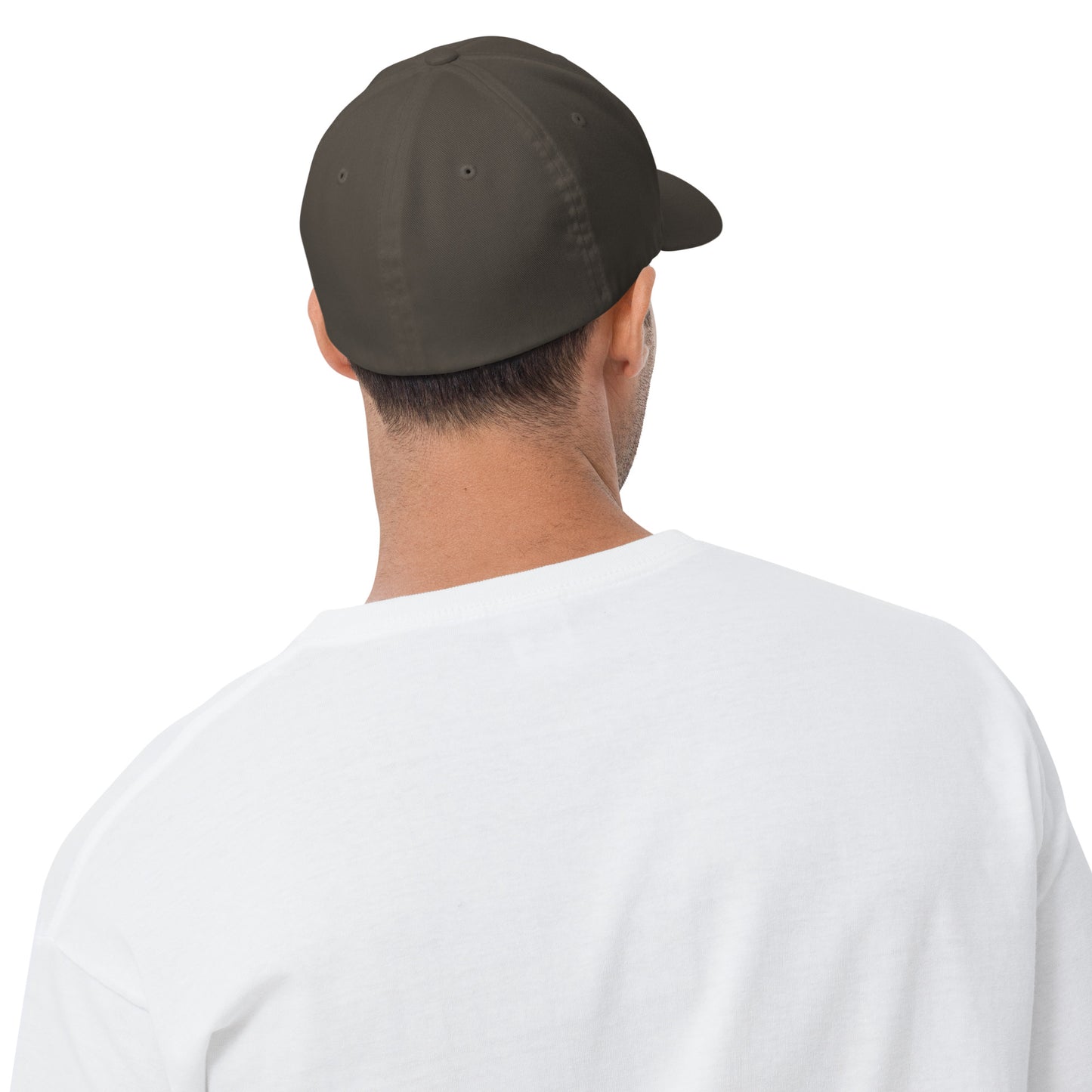 The Yukon Boys Ball Cap in Dark Grey, back view
