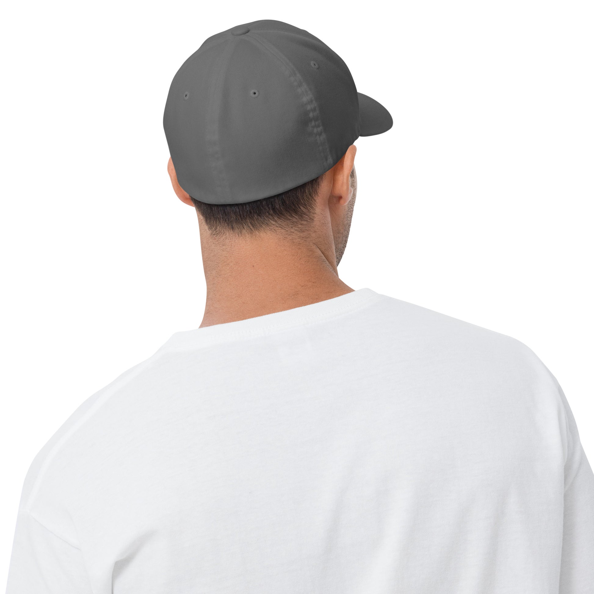 The Yukon Boys Ball Cap in Grey, back view