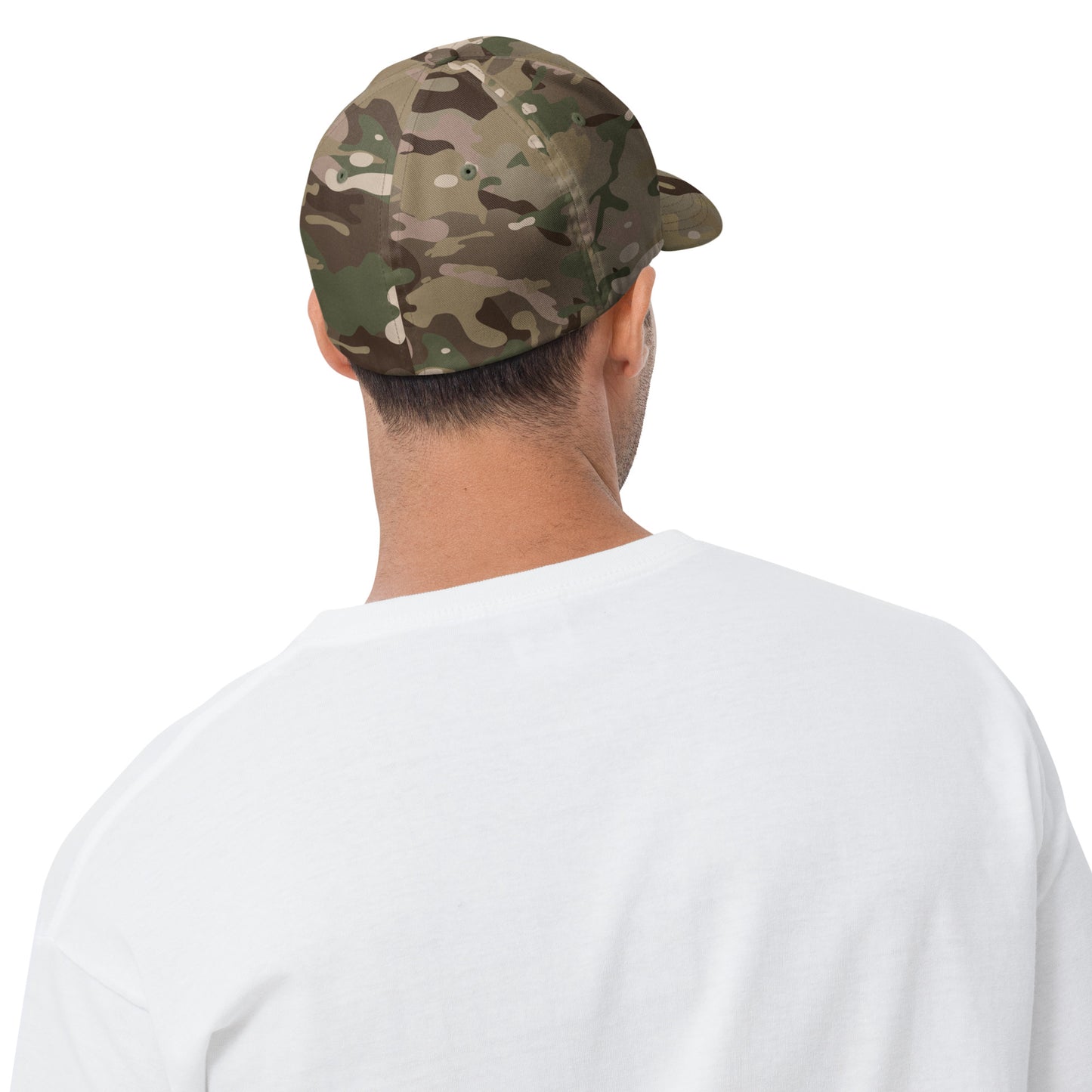 The Yukon Boys Ball Cap in Multicam Green, back view