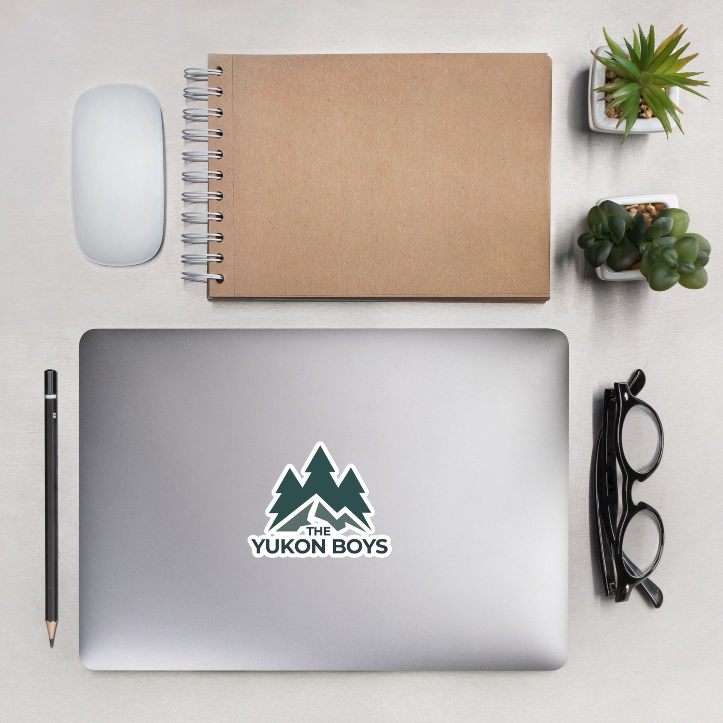 The Yukon Boys sticker, 4 inch, lifestyle photo 1