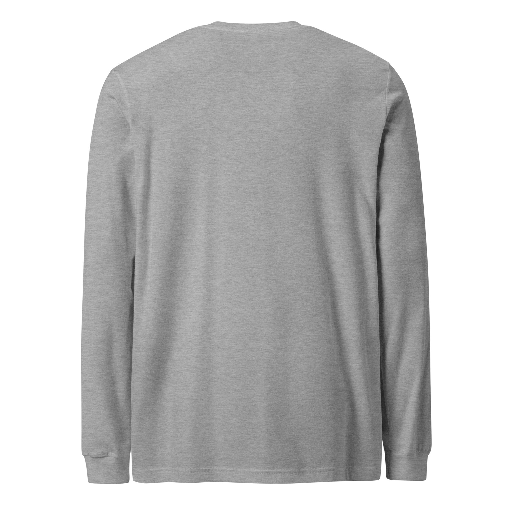Athletic Heather Yukon Boys Long Sleeve Tee, back view