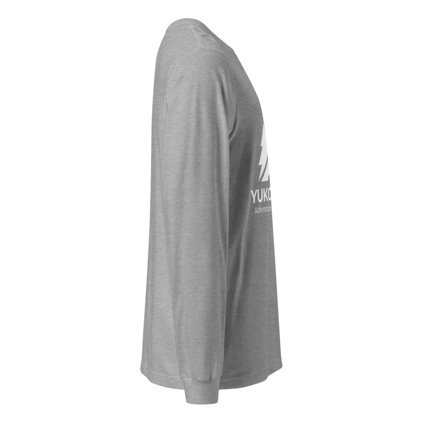 Athletic Heather Yukon Boys Long Sleeve Tee, right side view