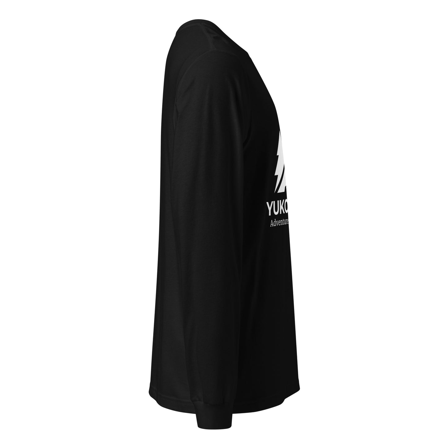 Black Yukon Boys Long Sleeve Tee, right side view