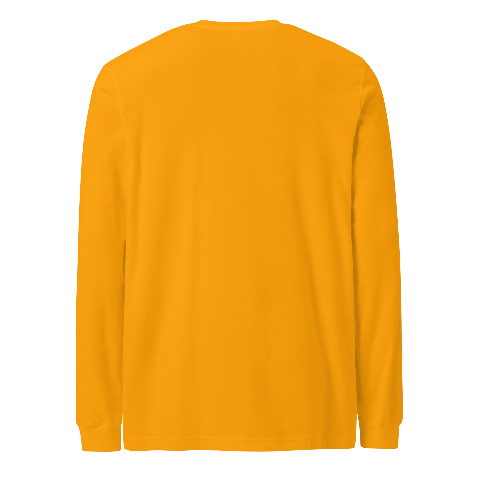 Gold Yukon Boys Long Sleeve Tee, back view