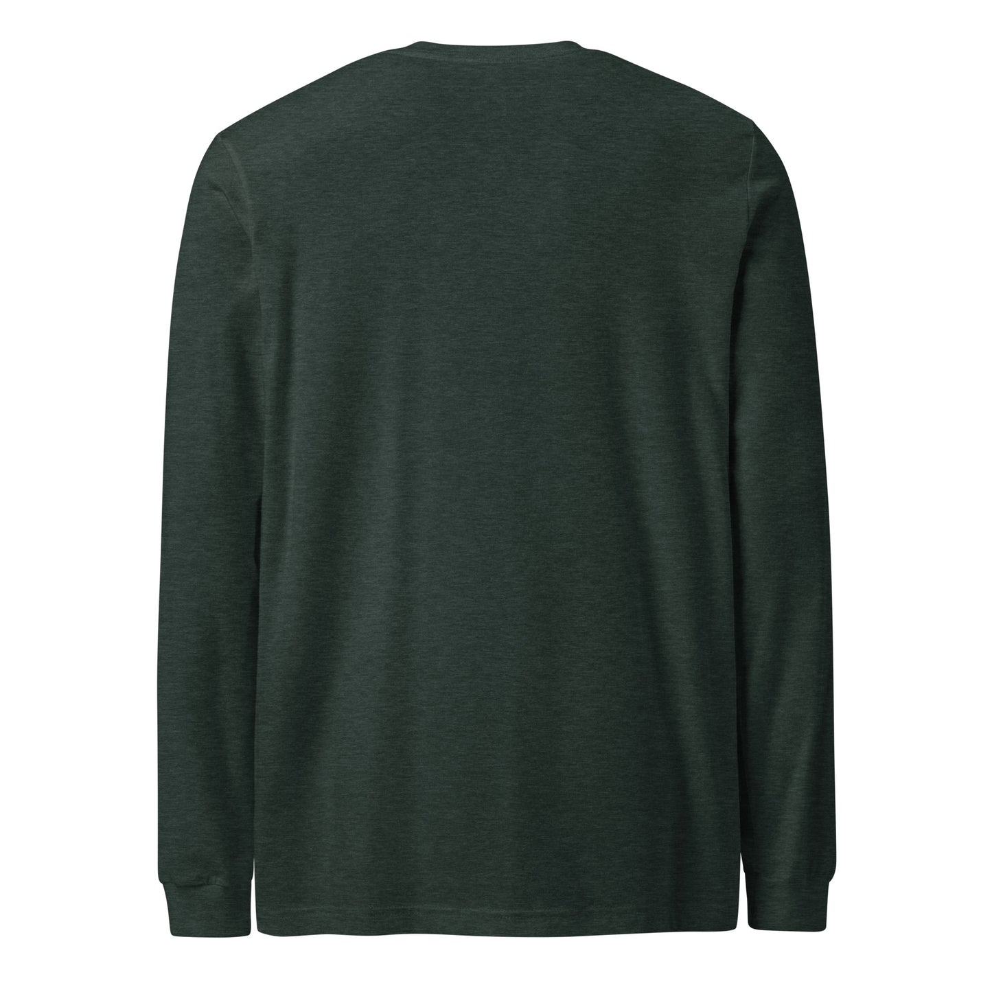 Heather Forest Yukon Boys Long Sleeve Tee, back view