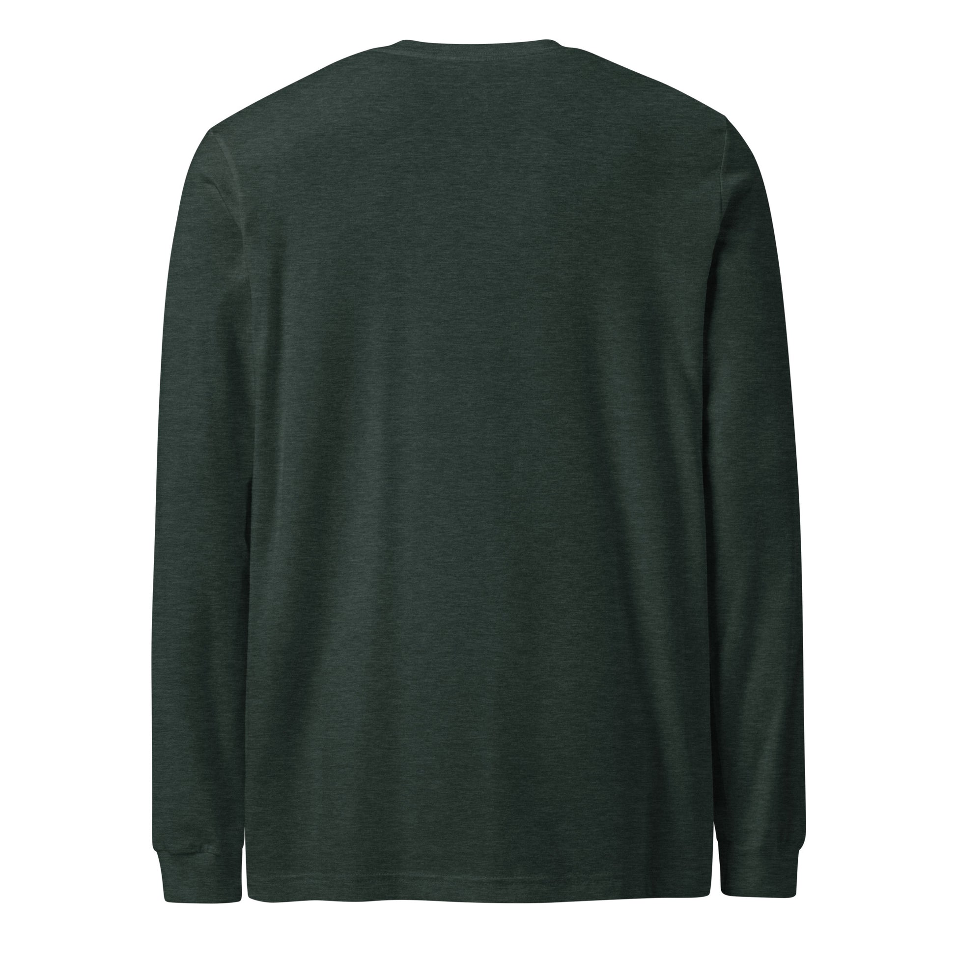 Heather Forest Yukon Boys Long Sleeve Tee, back view