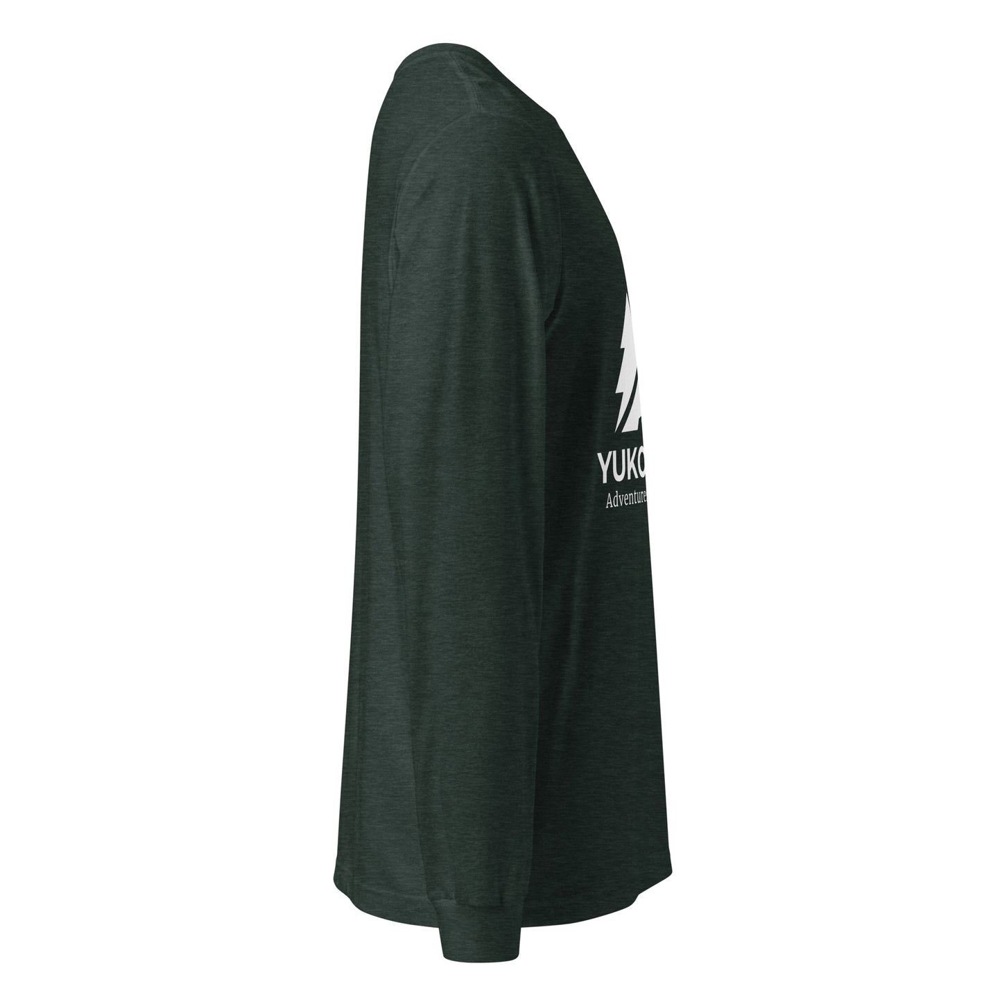Heather Forest Yukon Boys Long Sleeve Tee, right side view
