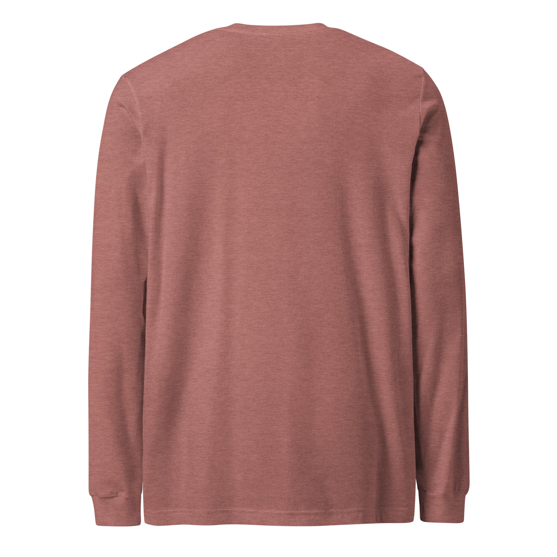 Heather Mauve Yukon Boys Long Sleeve Tee, back view