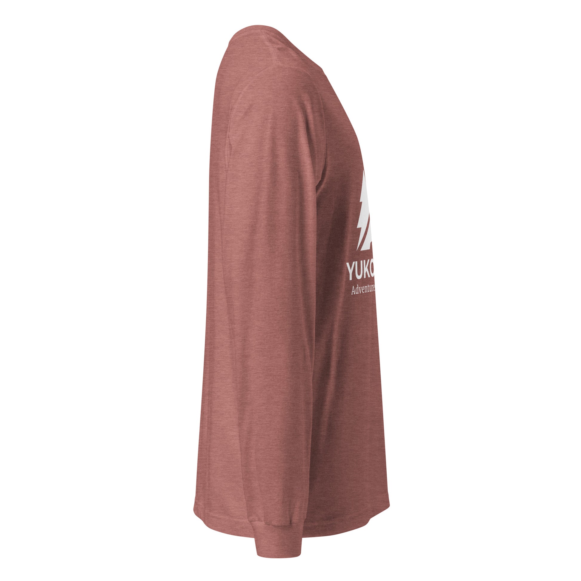 Heather Mauve Yukon Boys Long Sleeve Tee, right side view