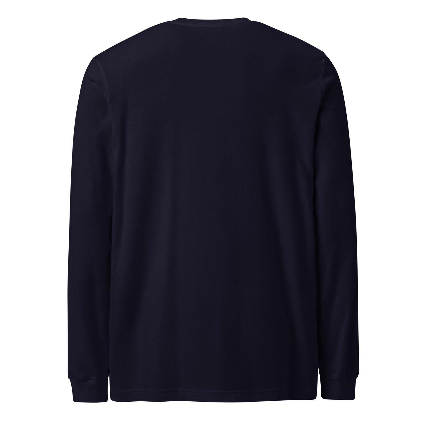 Navy Yukon Boys Long Sleeve Tee, back view