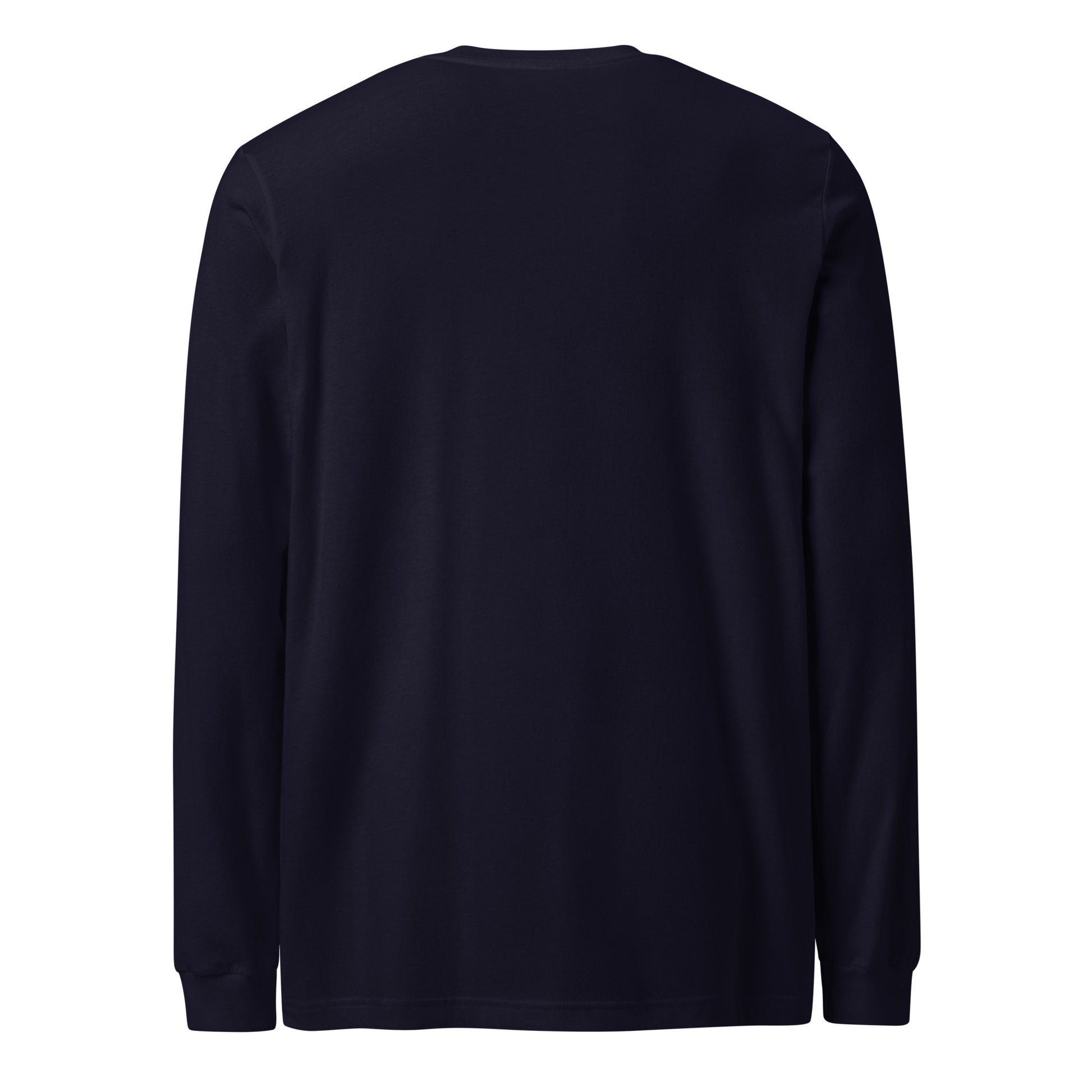 Navy Yukon Boys Long Sleeve Tee, back view