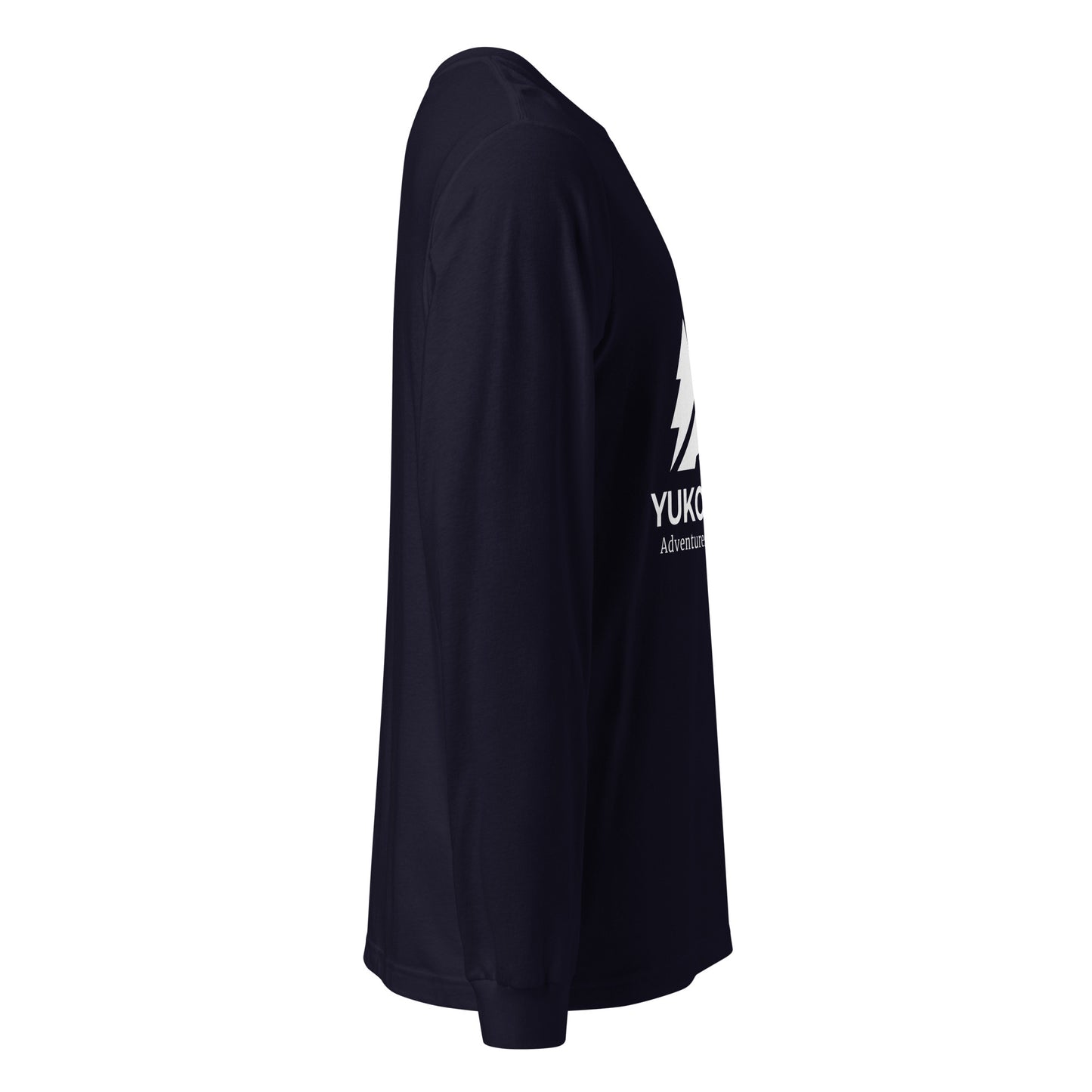 Navy Yukon Boys Long Sleeve Tee, right side view