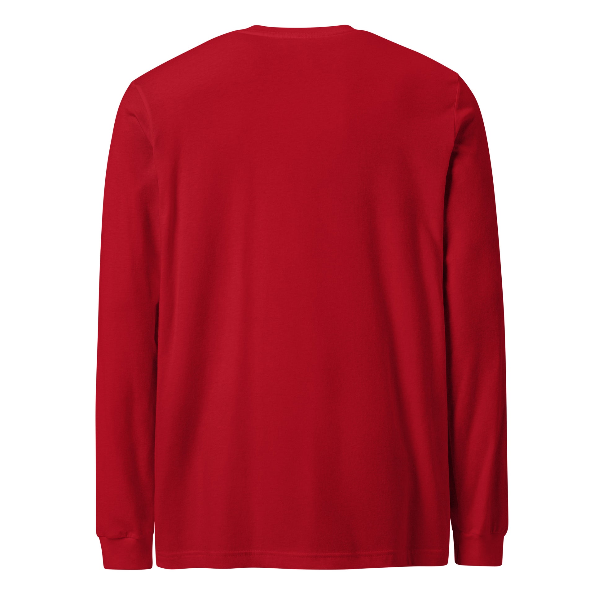Red Yukon Boys Long Sleeve Tee, back view