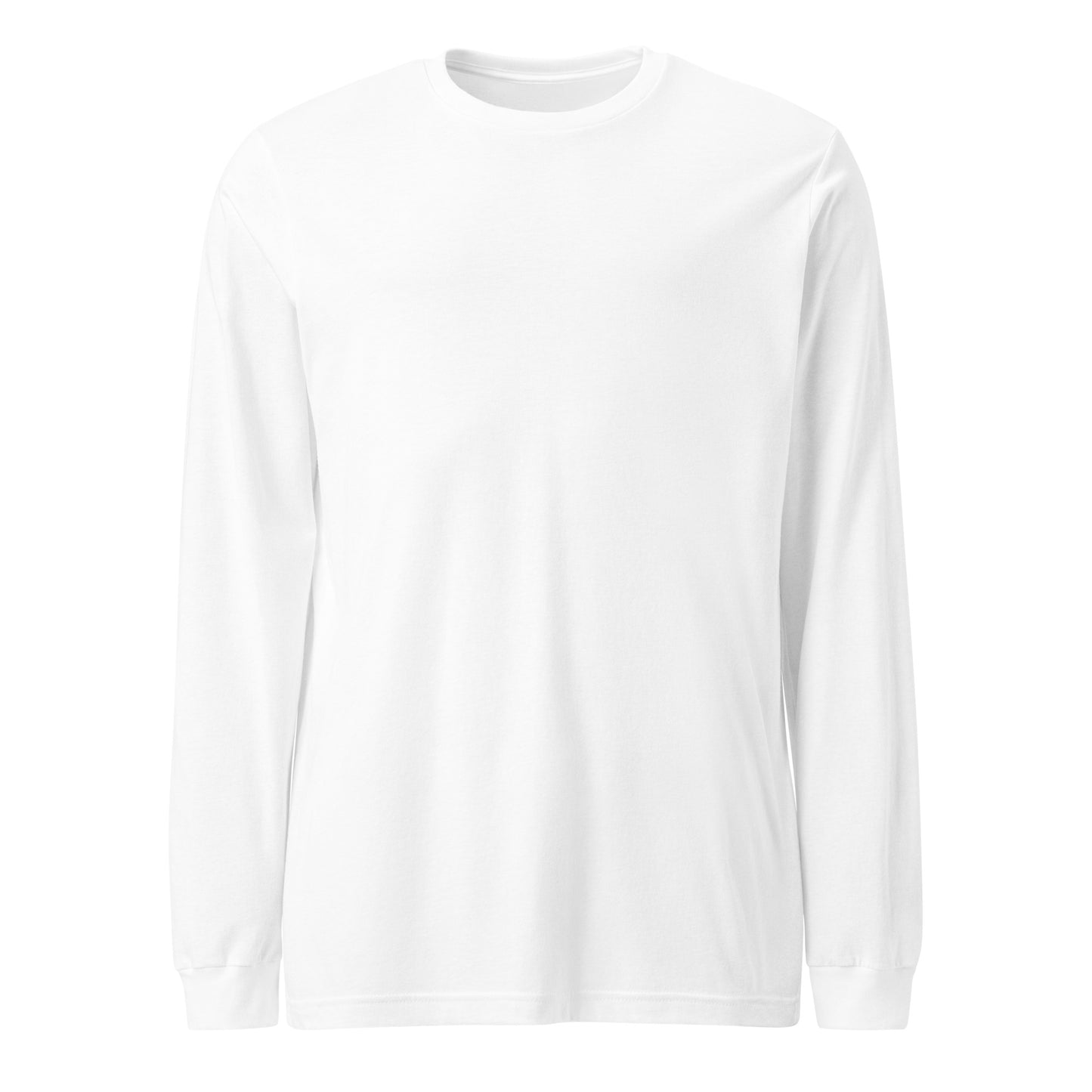 White Yukon Boys Long Sleeve Tee, front view
