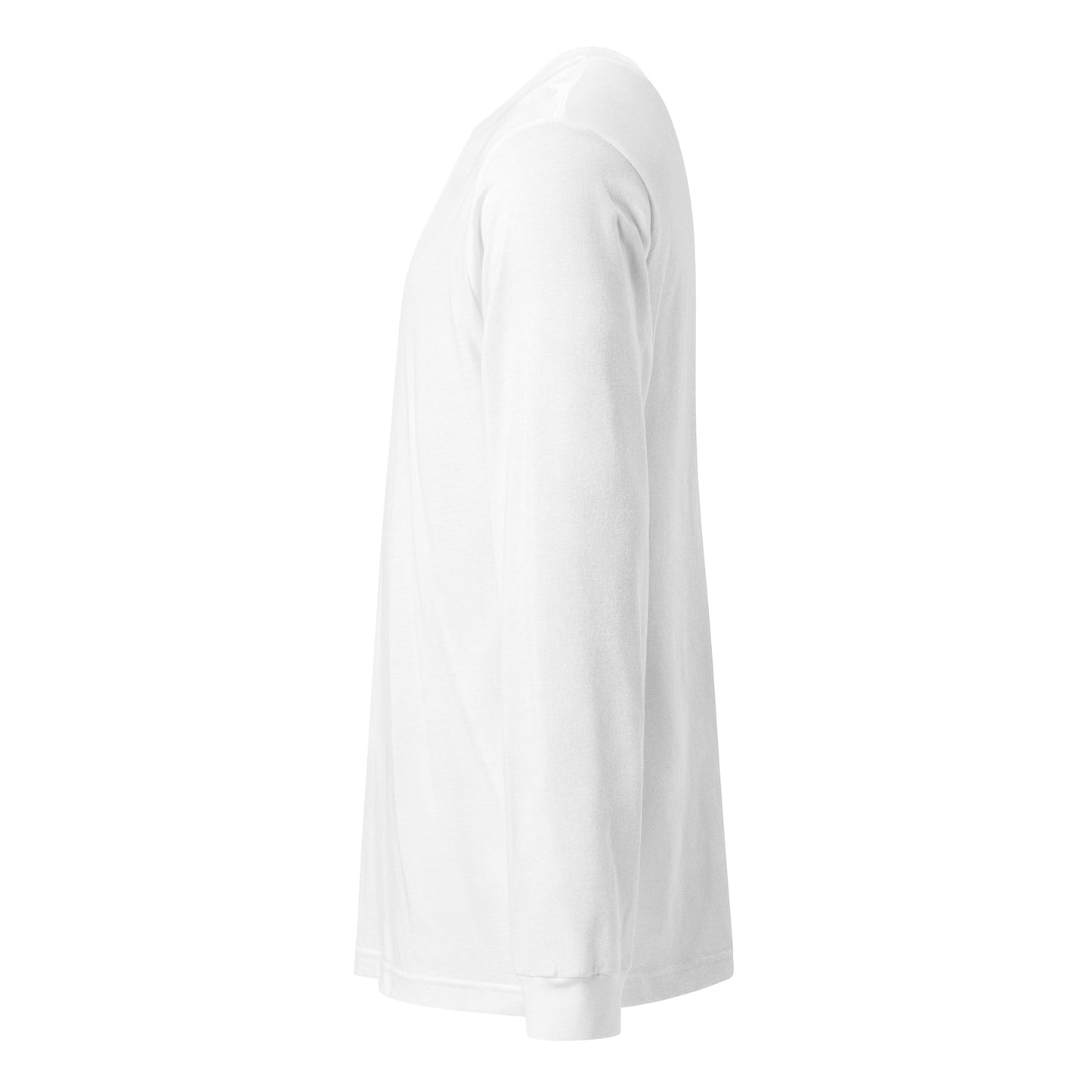 White Yukon Boys Long Sleeve Tee, side view
