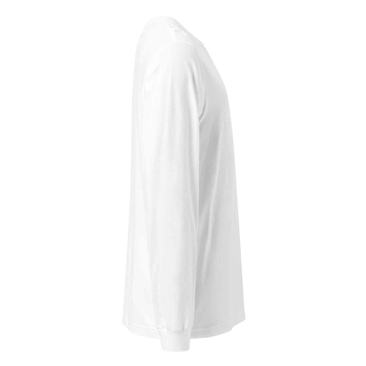 White Yukon Boys Long Sleeve Tee, right side view
