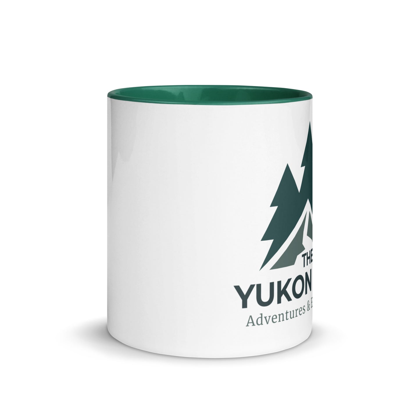 Dark Green Yukon Boys Camp Mug, 11oz front view