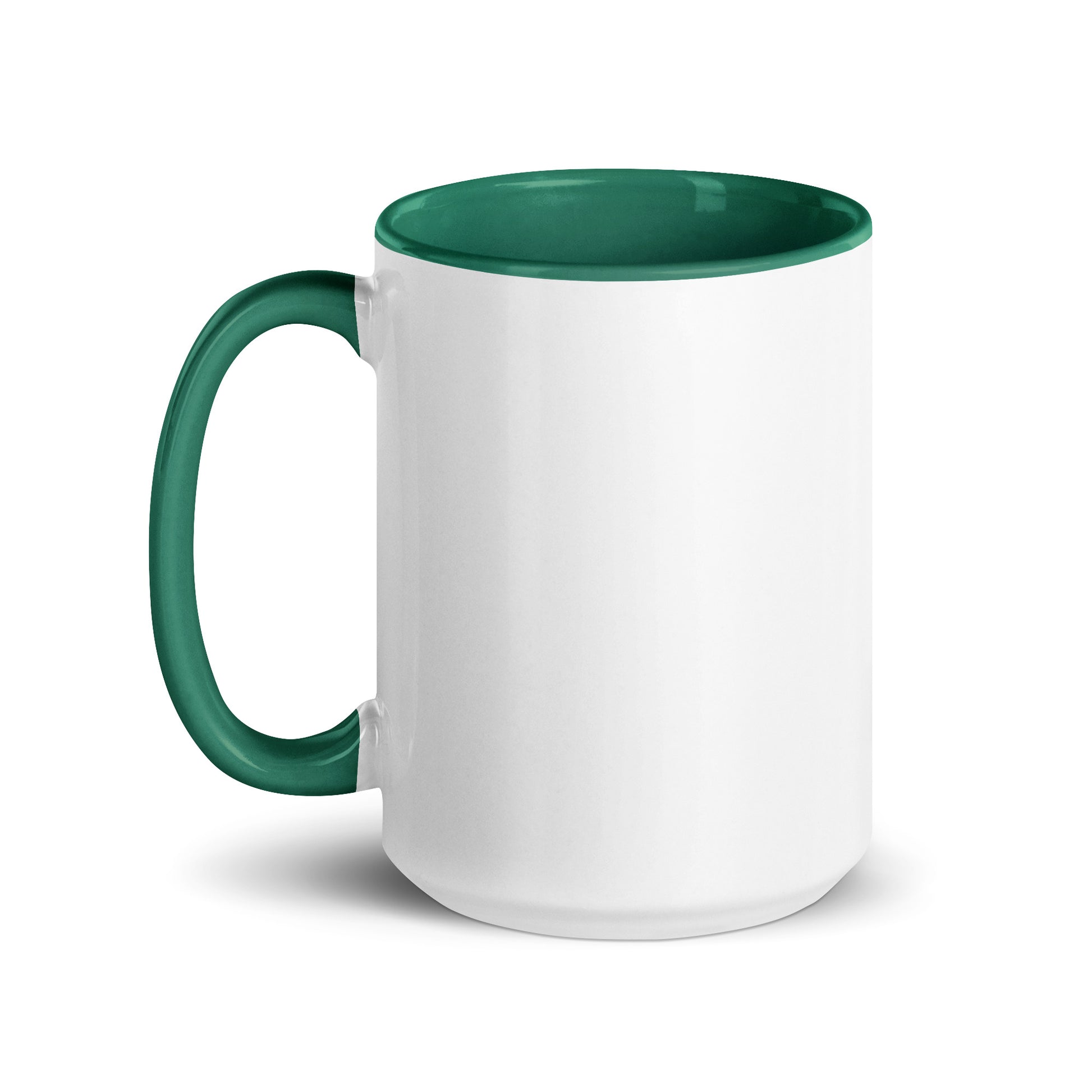 Dark Green Yukon Boys Camp Mug, 15oz left view