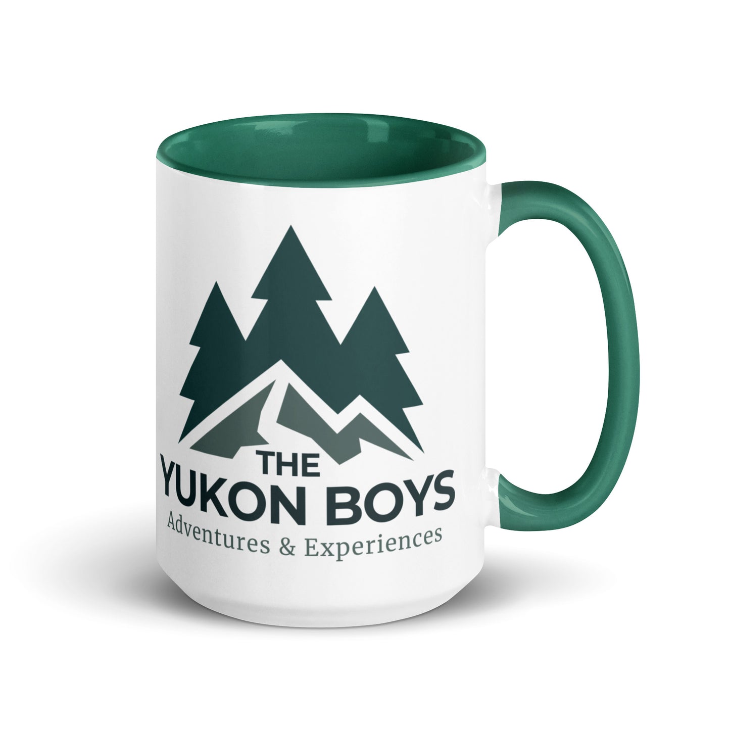 Dark Green Yukon Boys Camp Mug, 15oz right view