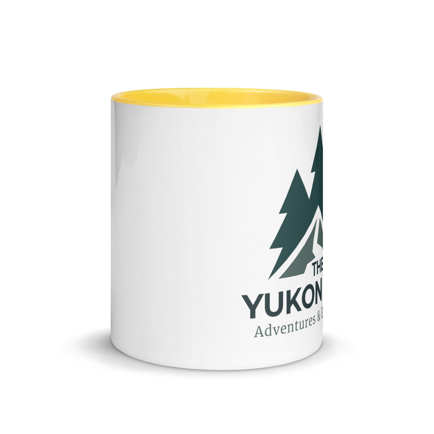 Yellow Yukon Boys Camp Mug, 11oz front view