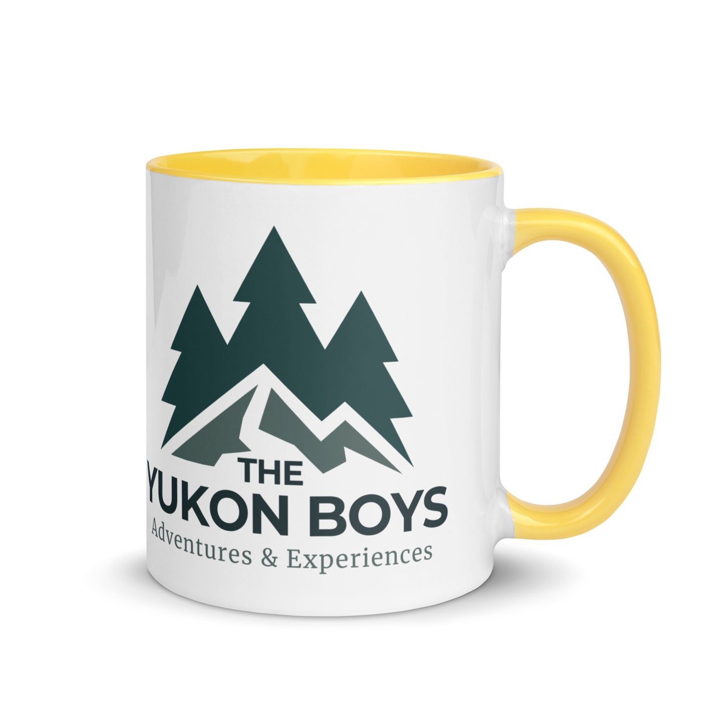 Yellow Yukon Boys Camp Mug, 11oz right view