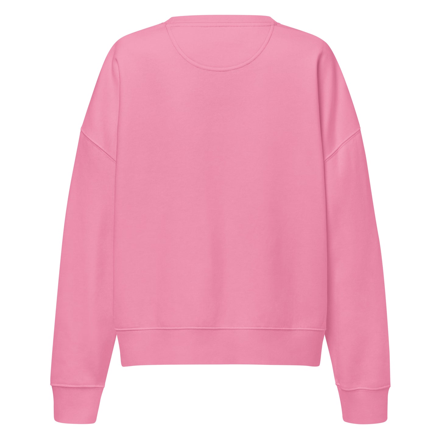 Bubble Pink The Yukon Girls Crewneck, back view