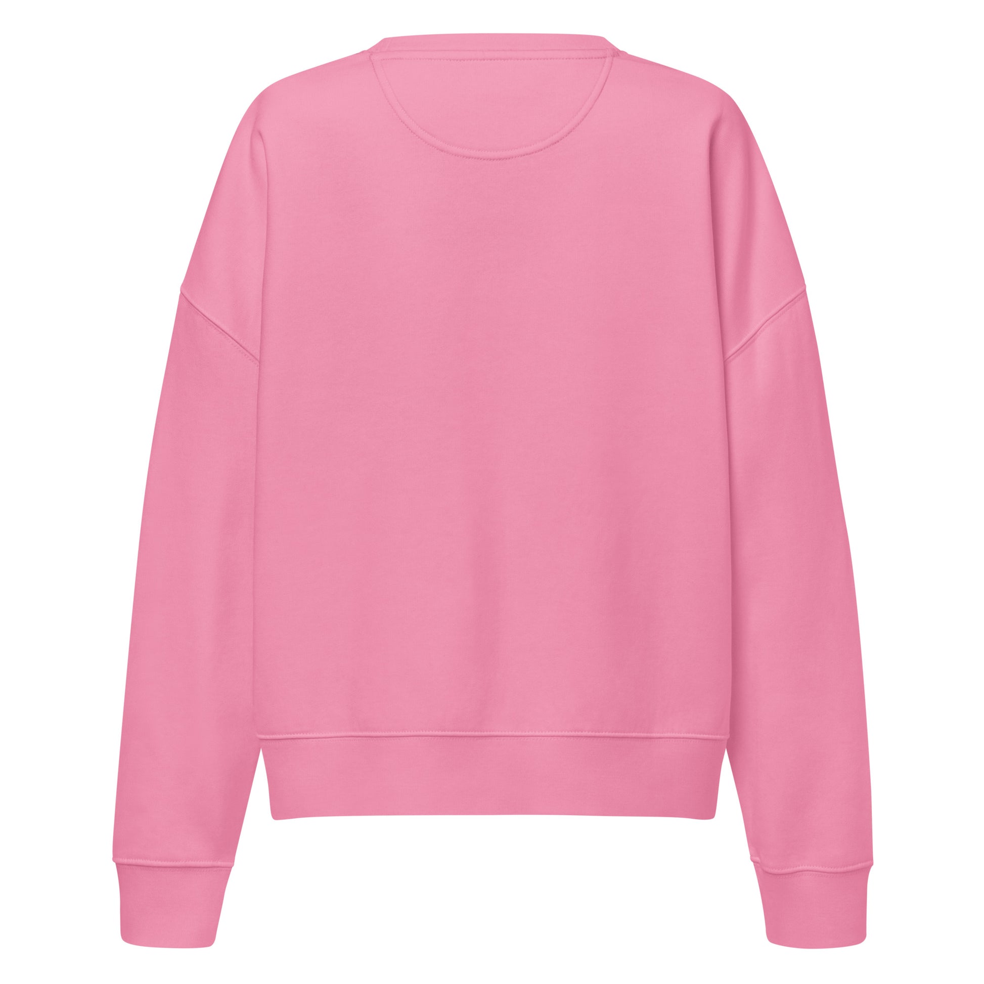 Bubble Pink The Yukon Girls Crewneck, back view