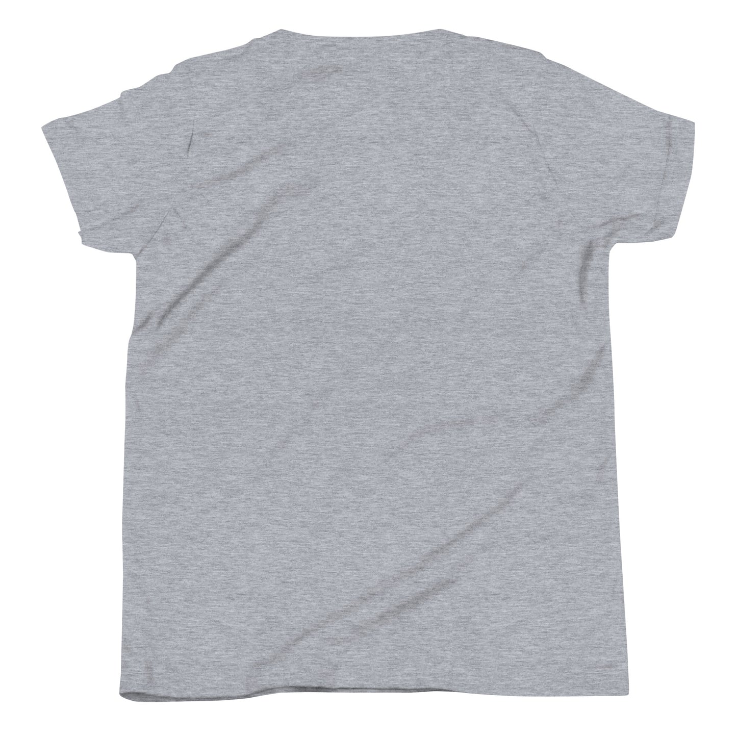 Athletic Heather Yukon Boys Youth Tee, back view