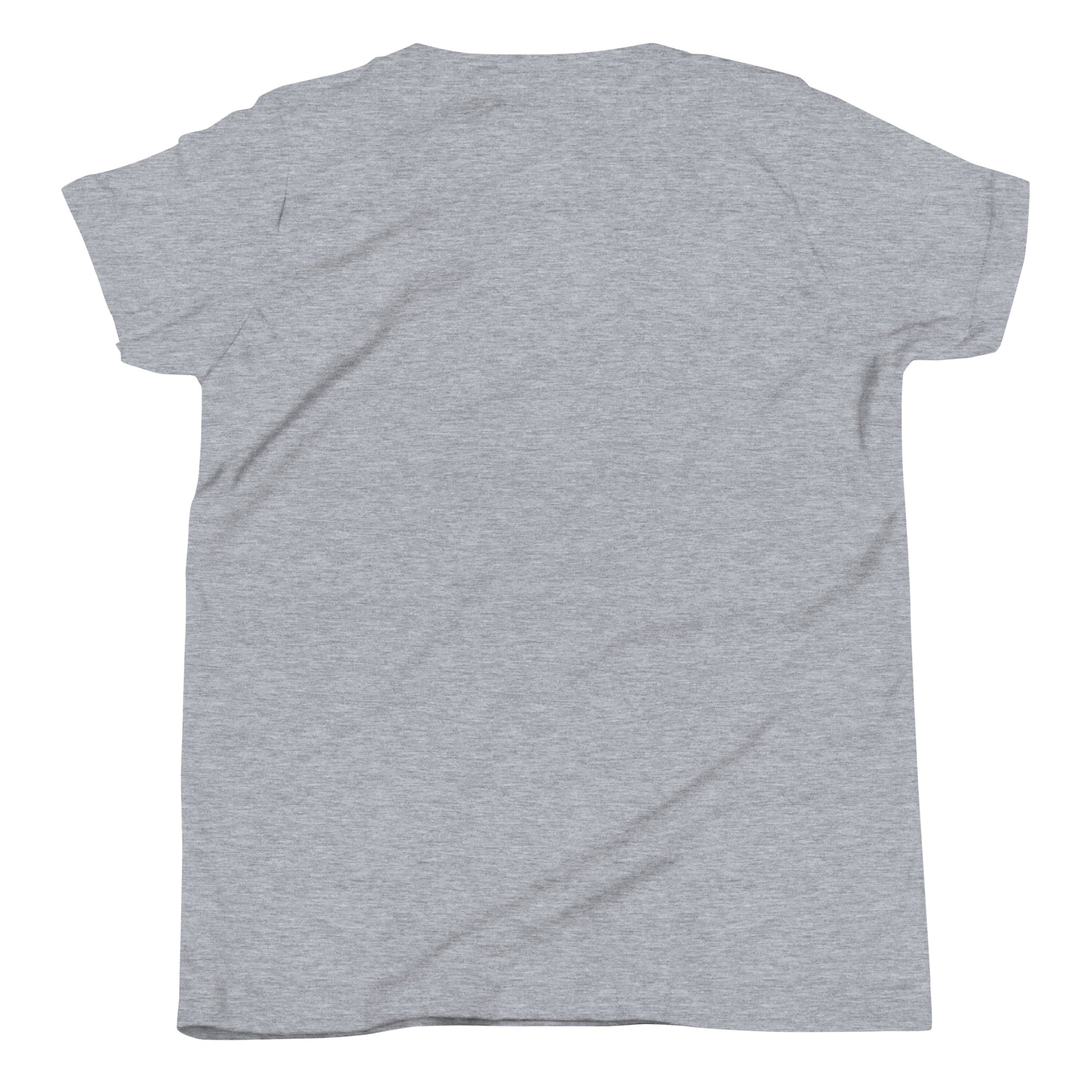 Athletic Heather Yukon Boys Youth Tee, back view