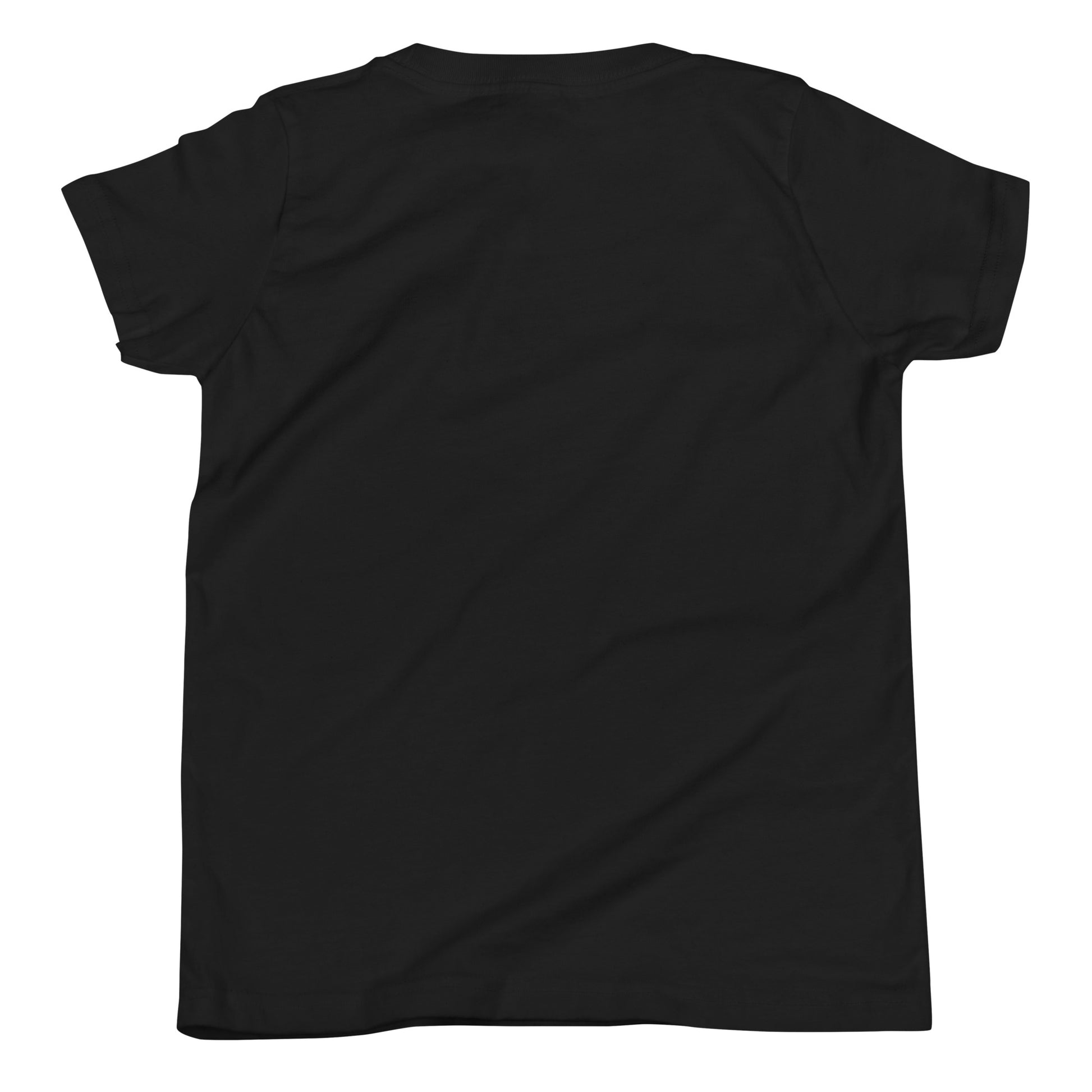 Black Yukon Boys Youth Tee, back view