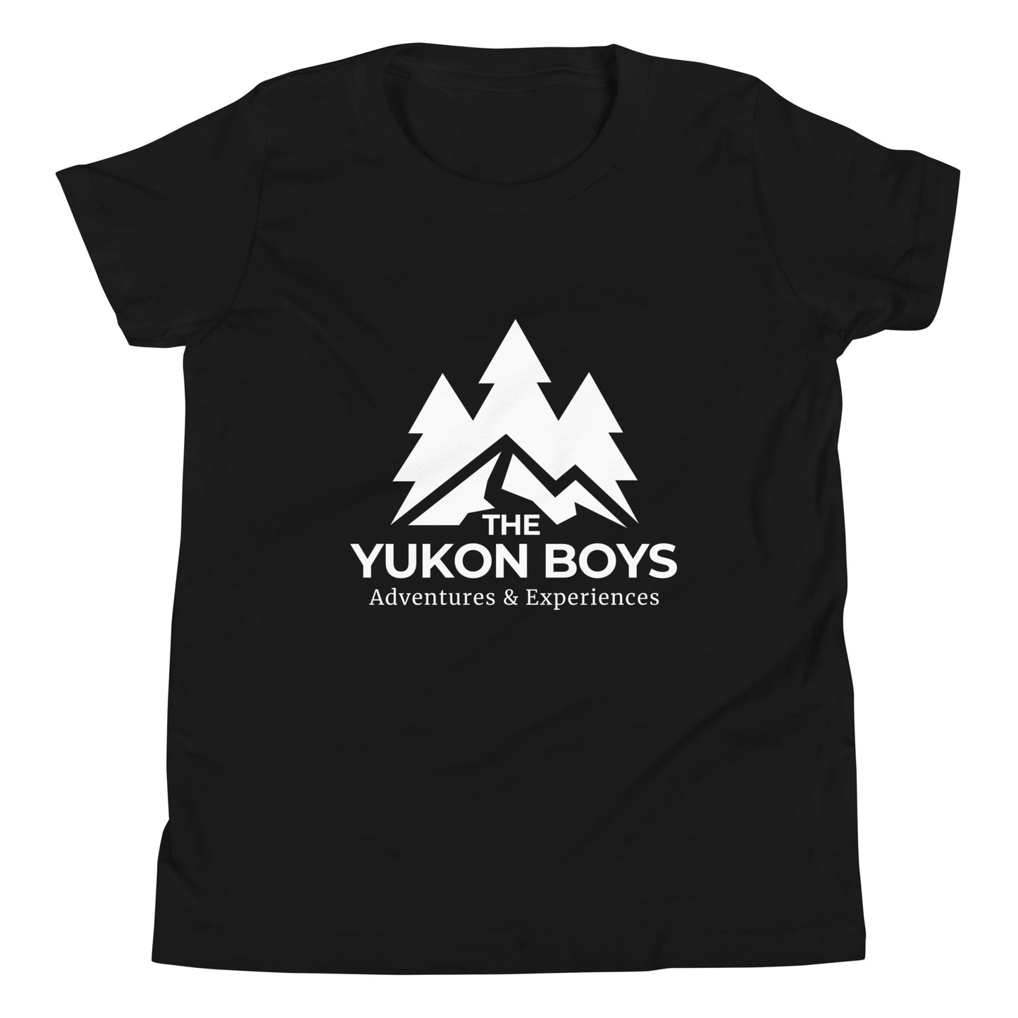 Black Yukon Boys Youth Tee, front view