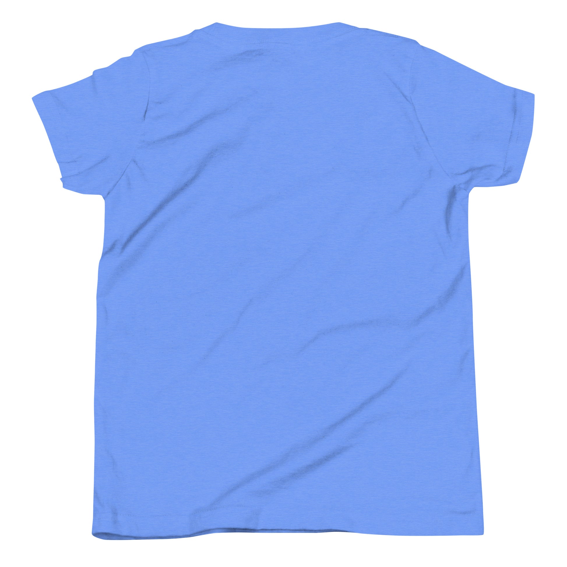 Heather Columbia Blue Yukon Boys Youth Tee, back view