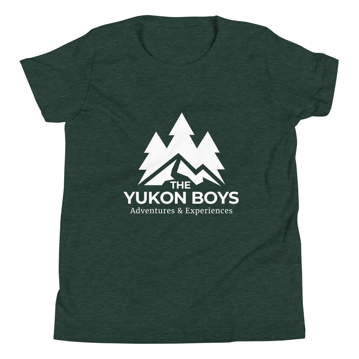 Heather Forest Yukon Boys Youth Tee, front view