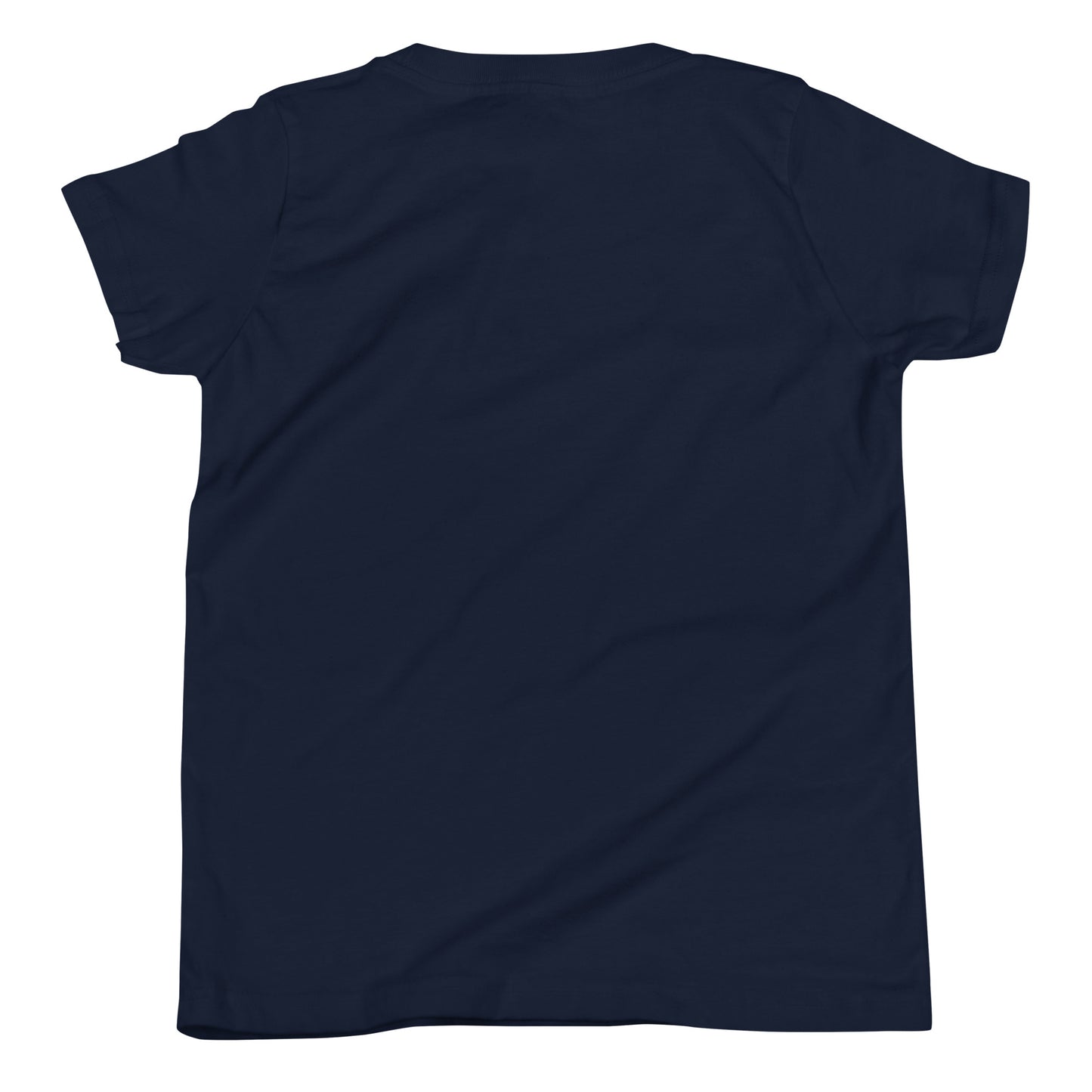Navy Yukon Boys Youth Tee, back view
