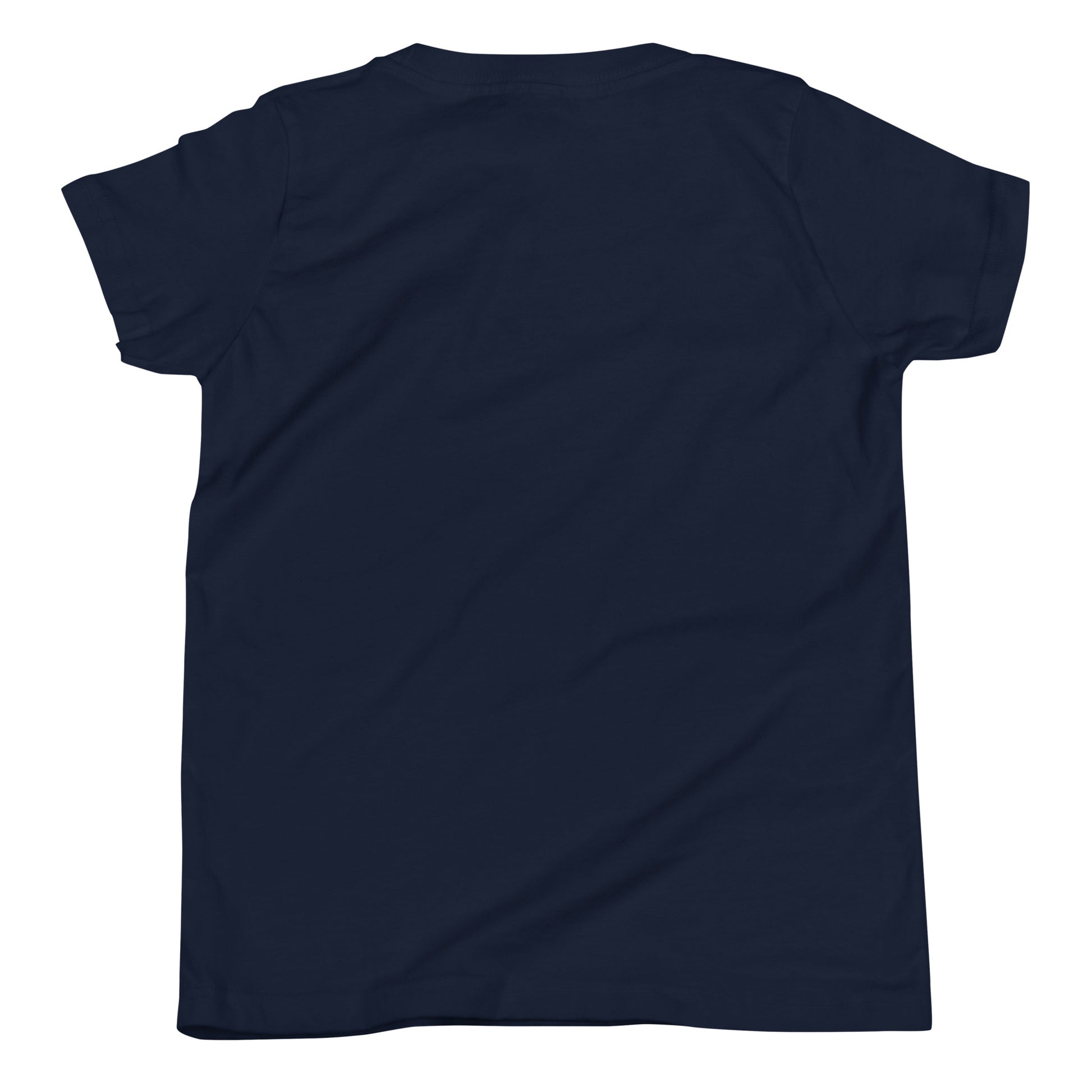 Navy Yukon Boys Youth Tee, back view