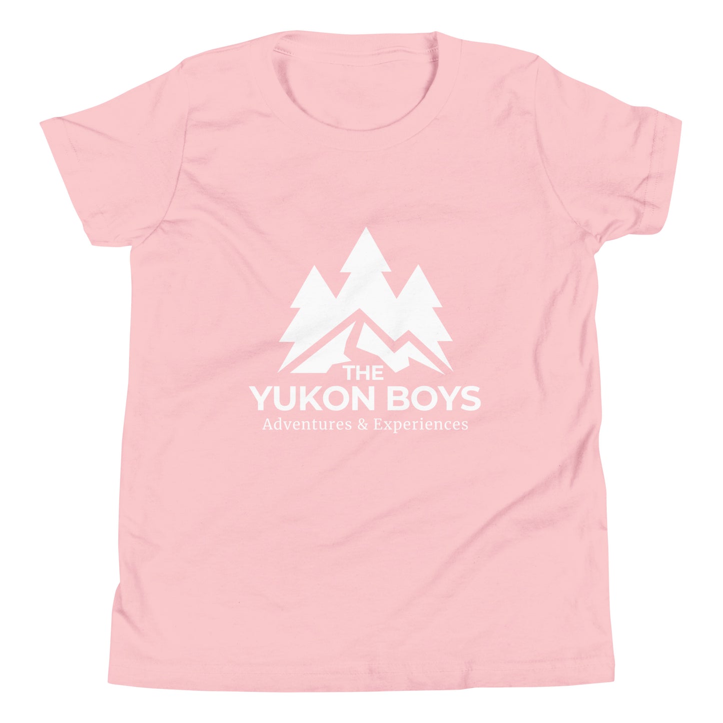 Pink Yukon Boys Youth Tee, front view